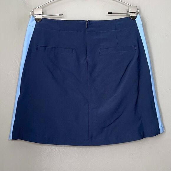 Lady Hagen Size 6 Short Colorblock Skort Skirt Attached Shorts Sporty Preppy - Picture 5 of 11